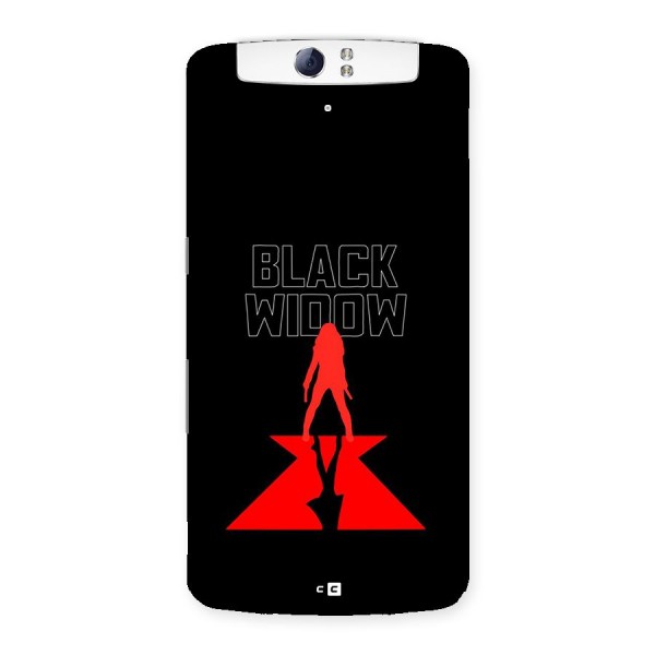 Black Widow Back Case for Oppo N1