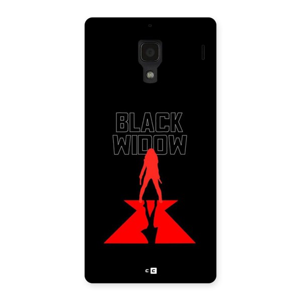 Black Widow Back Case for Redmi 1s