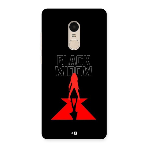 Black Widow Back Case for Redmi Note 4