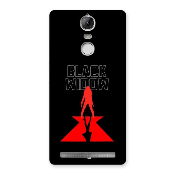 Black Widow Back Case for Vibe K5 Note