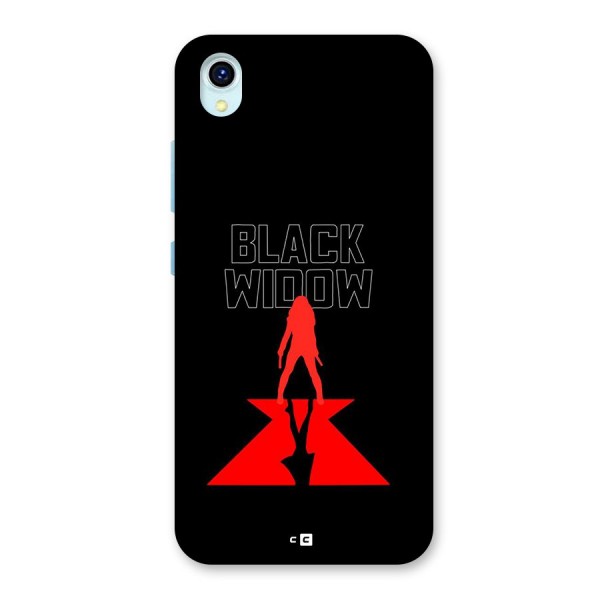 Black Widow Back Case for Vivo Y1s