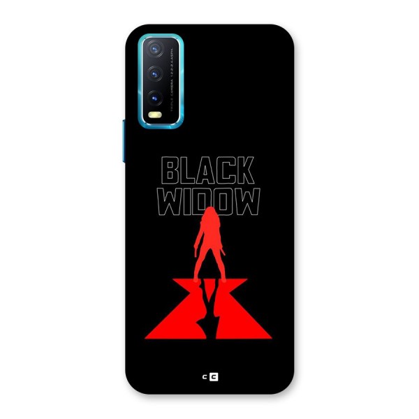 Black Widow Back Case for Vivo Y20i