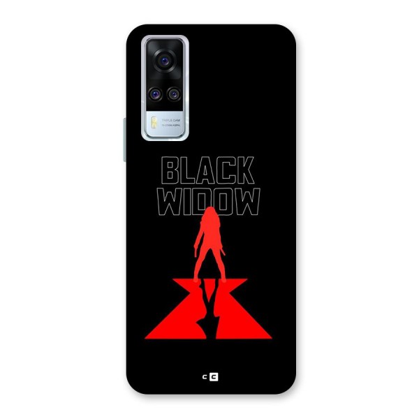 Black Widow Back Case for Vivo Y51A