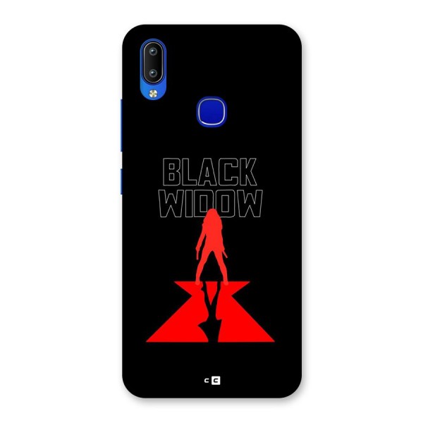 Black Widow Back Case for Vivo Y91