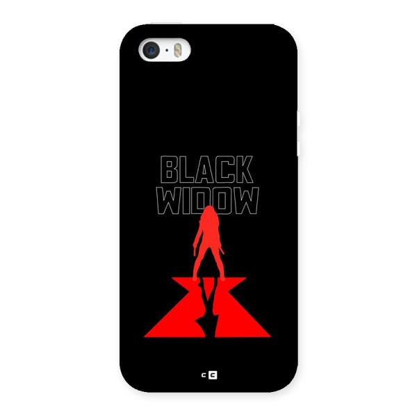 Black Widow Back Case for iPhone SE 2016