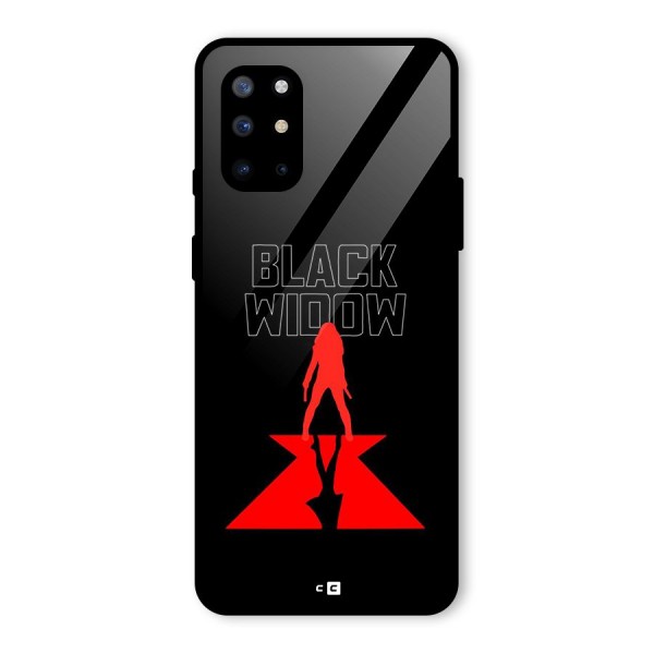 Black Widow Glass Back Case for OnePlus 8T