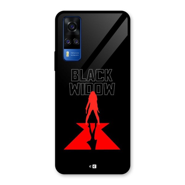 Black Widow Glass Back Case for Vivo Y51