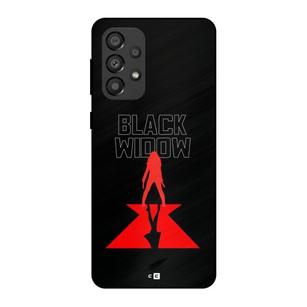 Black Widow Metal Back Case for Galaxy A33 5G