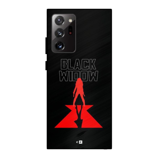 Black Widow Metal Back Case for Galaxy Note 20 Ultra