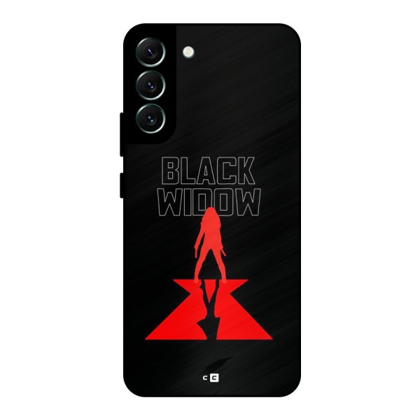 Black Widow Metal Back Case for Galaxy S22 Plus 5G