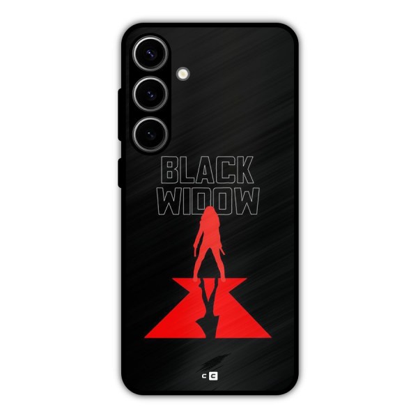 Black Widow Metal Back Case for Galaxy S24 Plus