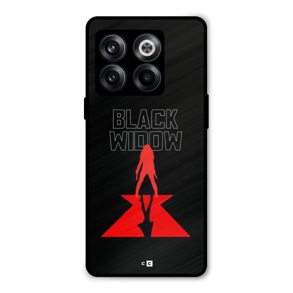 Black Widow Metal Back Case for OnePlus 10T