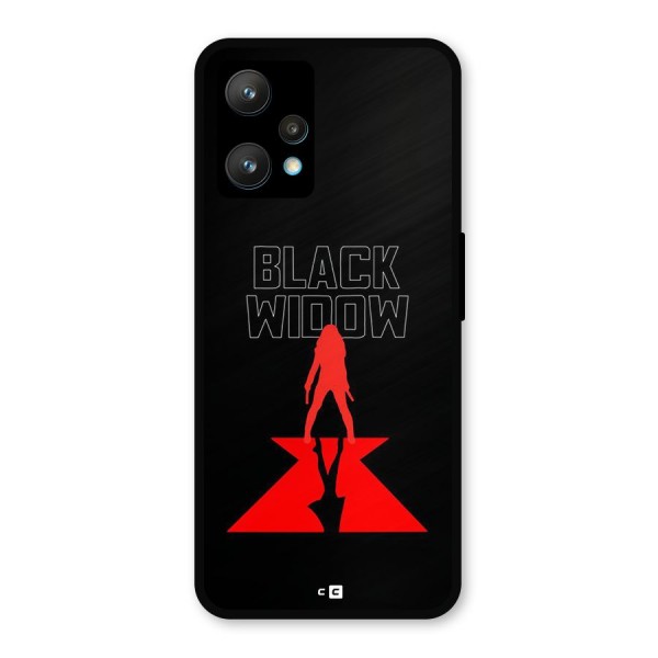 Black Widow Metal Back Case for Realme 9