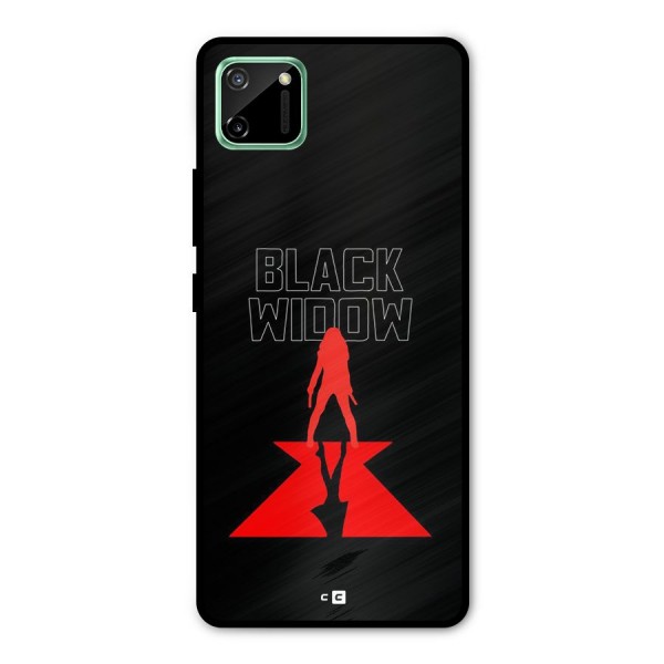 Black Widow Metal Back Case for Realme C11