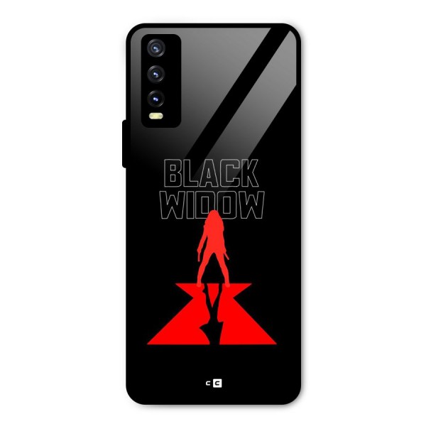 Black Widow Metal Back Case for Vivo Y20t