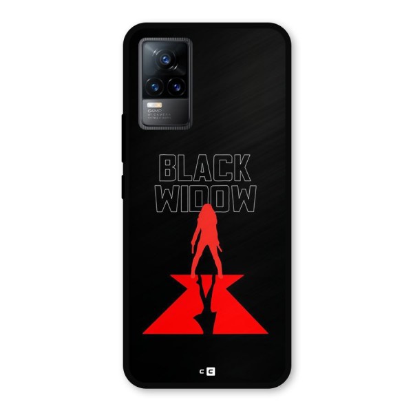 Black Widow Metal Back Case for Vivo Y73