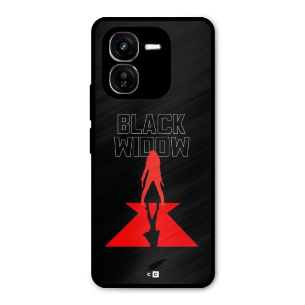 Black Widow Metal Back Case for iQOO Z9x