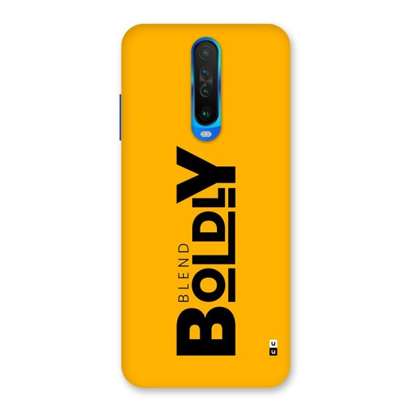 Blend Bold Back Case for Poco X2