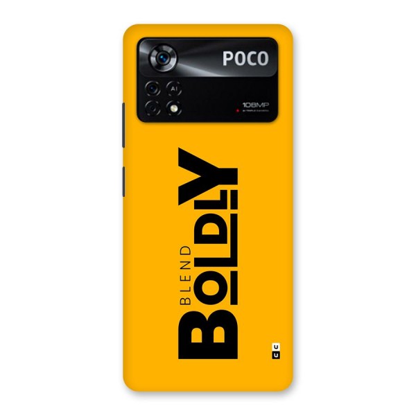 Blend Bold Back Case for Poco X4 Pro 5G