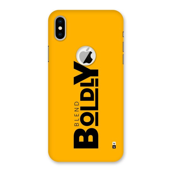 Blend Bold Back Case for iPhone X Logo Cut