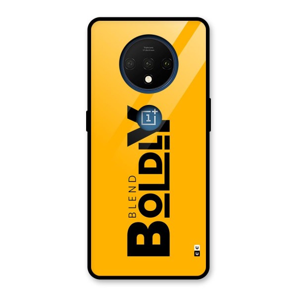 Blend Bold Glass Back Case for OnePlus 7T