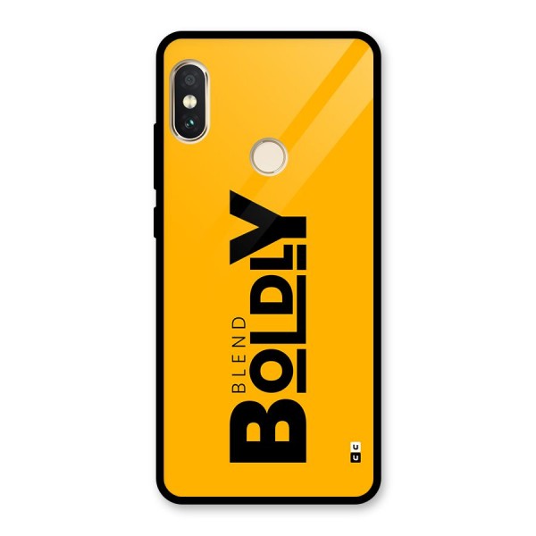 Blend Bold Glass Back Case for Redmi Note 5 Pro