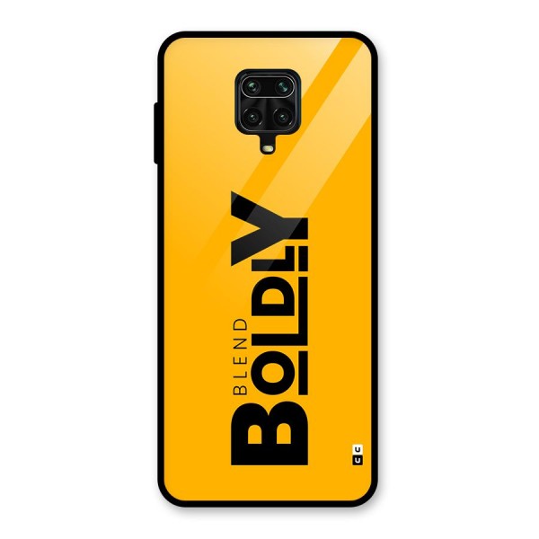 Blend Bold Glass Back Case for Redmi Note 9 Pro Max