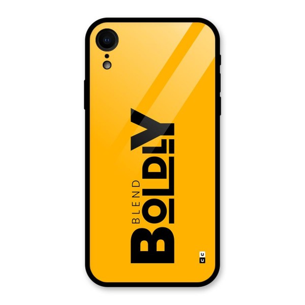 Blend Bold Glass Back Case for iPhone XR