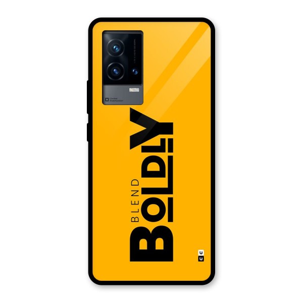 Blend Bold Glass Back Case for iQOO 9 5G