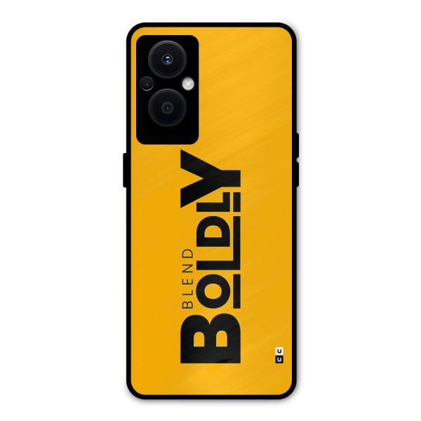 Blend Bold Metal Back Case for Oppo F21s Pro 5G