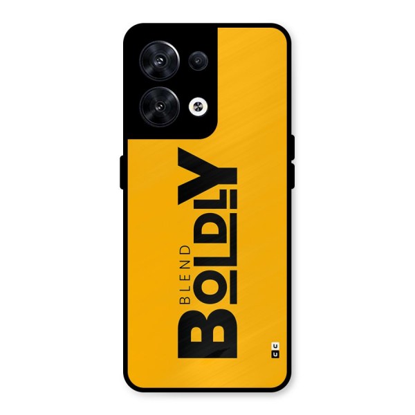 Blend Bold Metal Back Case for Oppo Reno8 5G