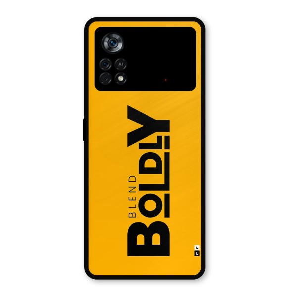 Blend Bold Metal Back Case for Poco X4 Pro 5G
