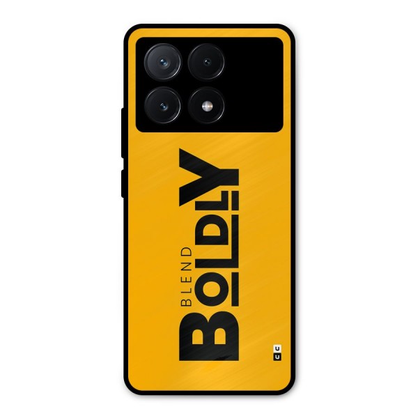 Blend Bold Metal Back Case for Poco X6 Pro