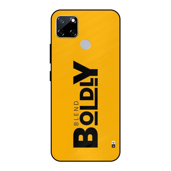 Blend Bold Metal Back Case for Realme Narzo 30A