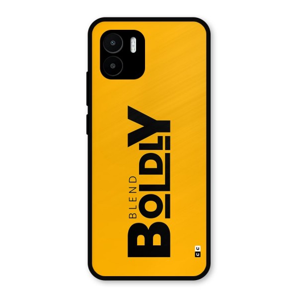 Blend Bold Metal Back Case for Redmi A1