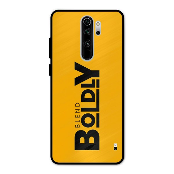 Blend Bold Metal Back Case for Redmi Note 8 Pro