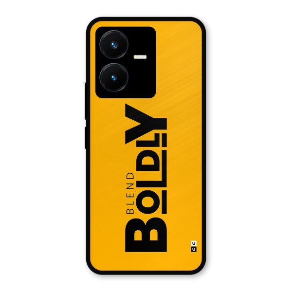 Blend Bold Metal Back Case for Vivo Y22