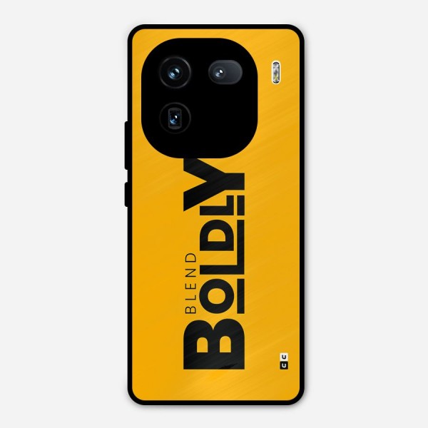 Blend Bold Metal Back Case for iQOO 12