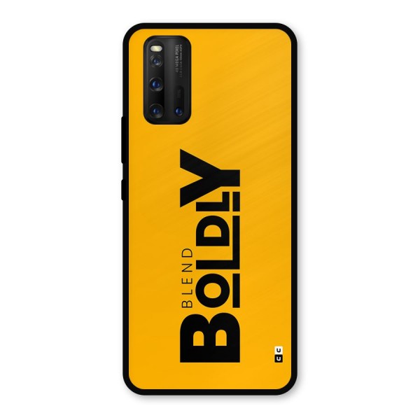 Blend Bold Metal Back Case for iQOO 3