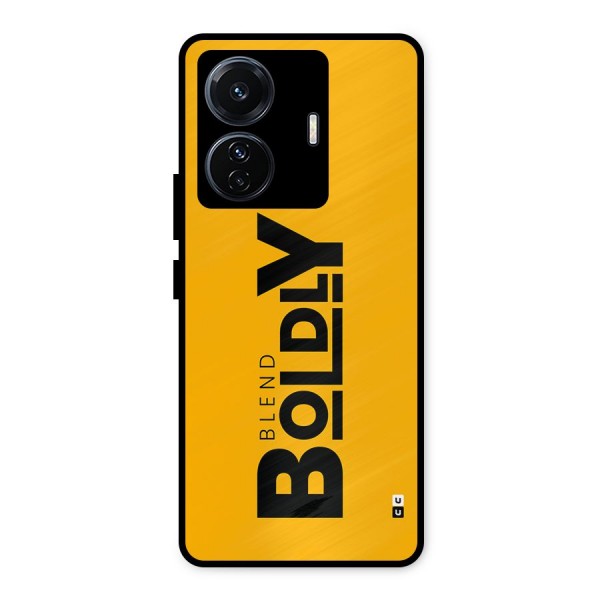 Blend Bold Metal Back Case for iQOO Z6