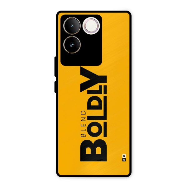 Blend Bold Metal Back Case for iQOO Z7 Pro