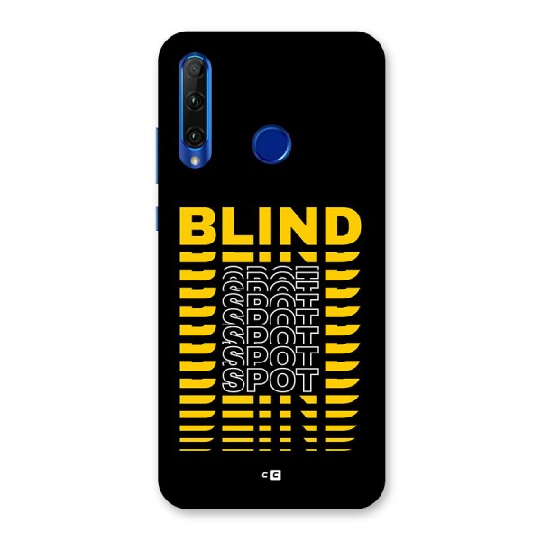 Blind Spot Back Case for Honor 20i