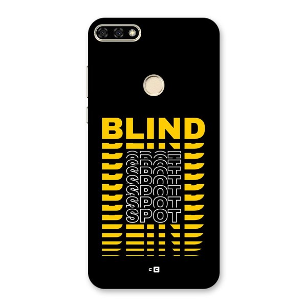 Blind Spot Back Case for Honor 7A