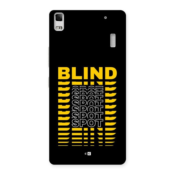 Blind Spot Back Case for Lenovo K3 Note