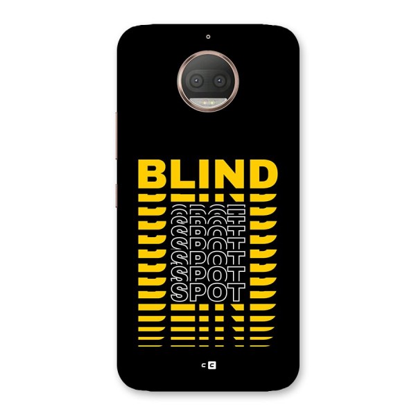 Blind Spot Back Case for Moto G5s Plus