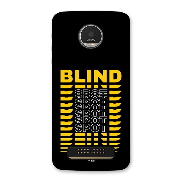 Blind Spot Back Case for Moto Z Play