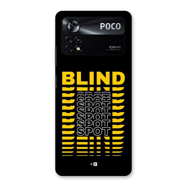 Blind Spot Back Case for Poco X4 Pro 5G