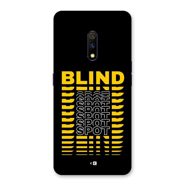Blind Spot Back Case for Realme X