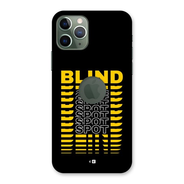 Blind Spot Back Case for iPhone 11 Pro Logo Cut