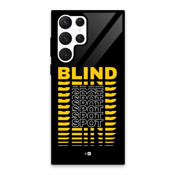 Blind Spot Glass Back Case for Galaxy S22 Ultra 5G